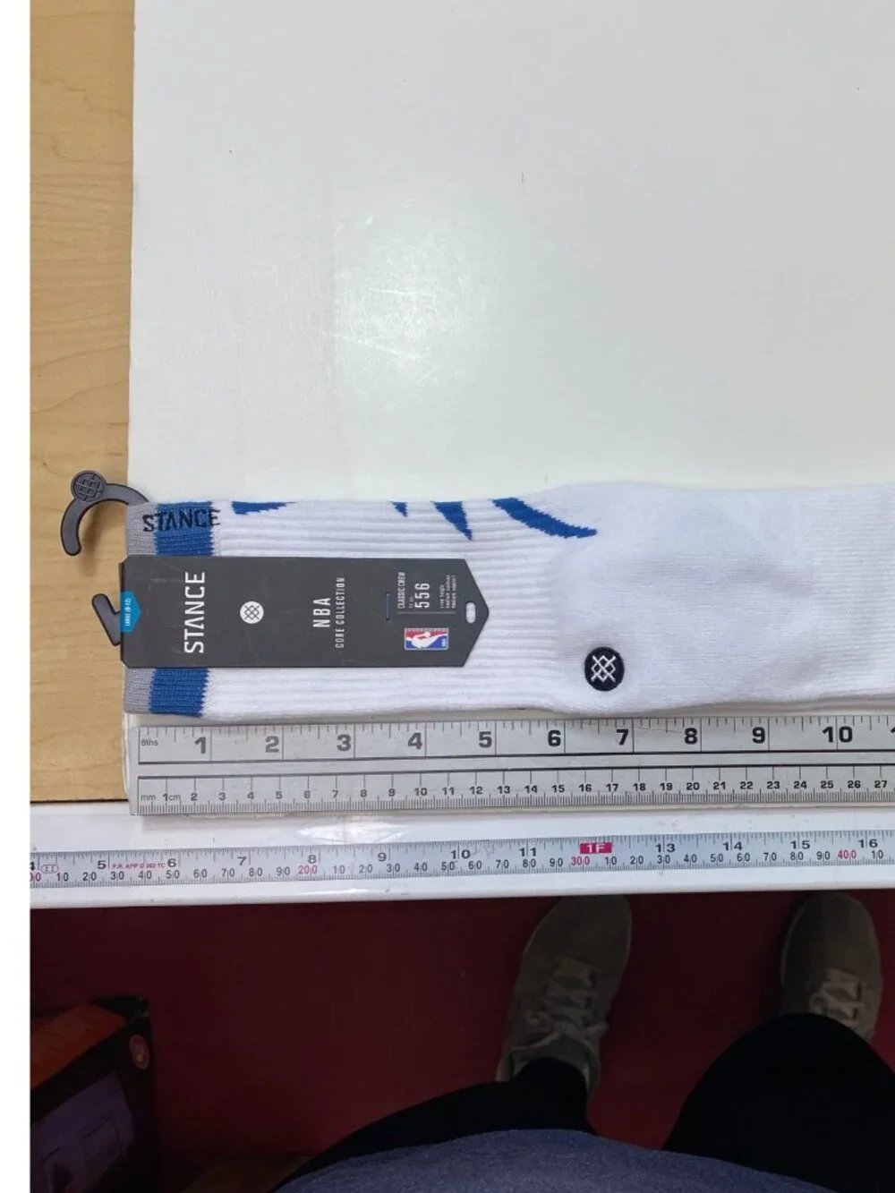 Stance Mens NBA Core Collection Timberwolves Wolves Arena Crew Socks Size Large